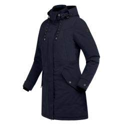 Parka équitation femme hiver Performance Ontario ELT bleu profond - Le Paturon