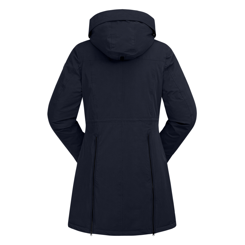 Parka équitation femme hiver Performance Ontario ELT bleu profond - Le Paturon