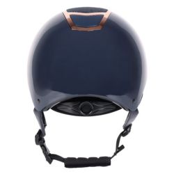 Casque équitation Matterhorn Sparkle Harry's Horse marine rose gold - Le Paturon