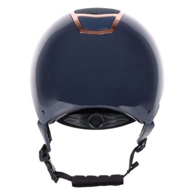 Casque équitation Matterhorn Sparkle Harry's Horse marine rose gold - Le Paturon