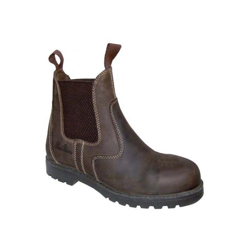 1 Boots de sécurité cuir huilé Stable Cavalhorse : Boots Equitation - Le Paturon