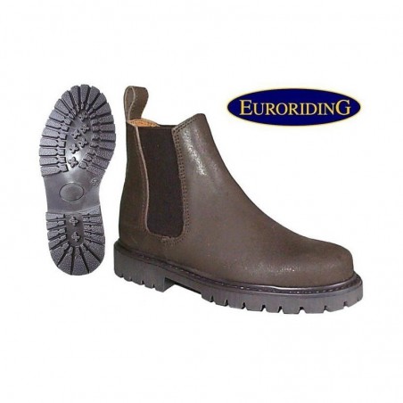 2 Boots équitation cuir graissé Junior, cavalhorse : Boots Equitation - Le Paturon