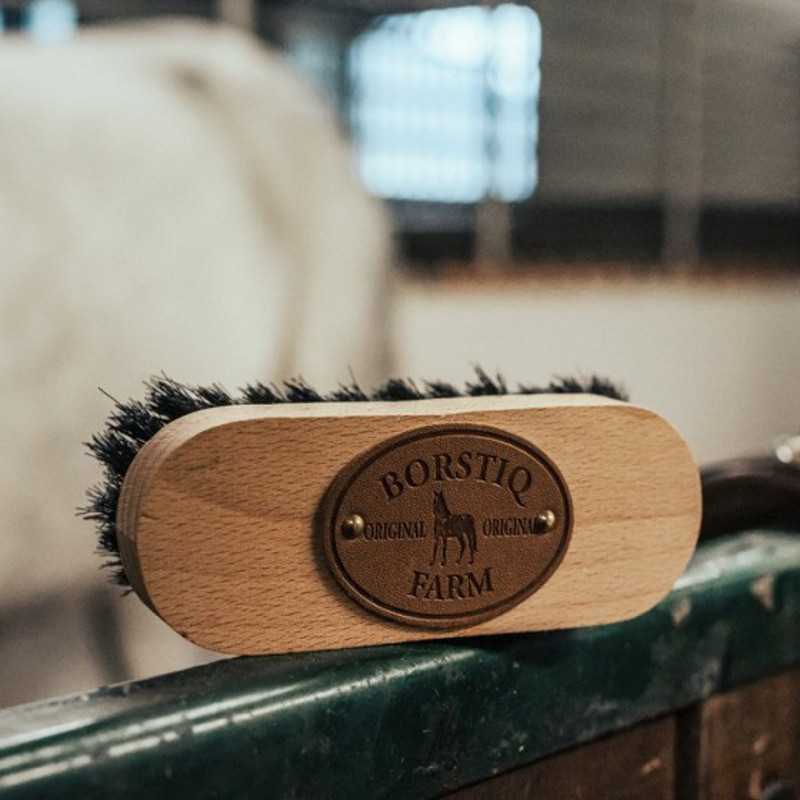 Brosse tête cheval bois de hêtre Borstiq - Le Paturon