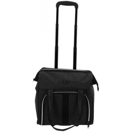 Sac de pansage à roulettes Stable Pro noir - Le Paturon