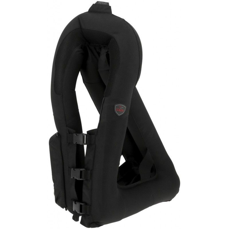 Gilet airbag équitation enfant Hippodrome Spark noir - Le Paturon