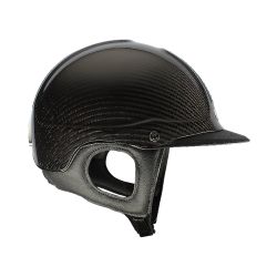 Casque équitation Précision Carbone Antarès noir - Le Paturon