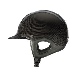 Casque équitation Précision Carbone Antarès noir - Le Paturon