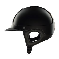 Casque équitation Précision Galaxy Antarès noir cuivre - Le Paturon