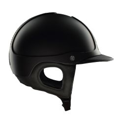Casque équitation Précision Référence Antarès noir - Le Paturon