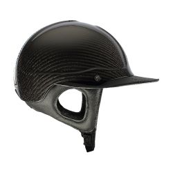 Casque équitation Précision Carbone Eclipse Antarès noir - Le Paturon