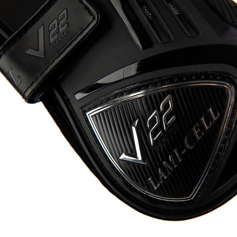 Guêtres cheval V22 Velcro Lami-Cell noir - Le Paturon