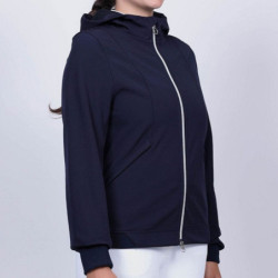 Veste équitation femme Jacksy Harcour marine - Le Paturon