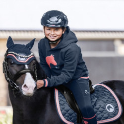 Tapis cheval Lucky Waldhausen bleu nuit - Le Paturon