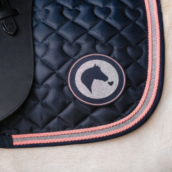 Tapis cheval Lucky Waldhausen bleu nuit - Le Paturon