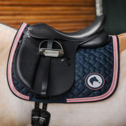 Tapis cheval Lucky Waldhausen bleu nuit - Le Paturon
