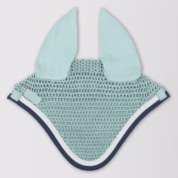 Bonnet anti-mouches cheval Feeby Harcour gris vert - Le Paturon