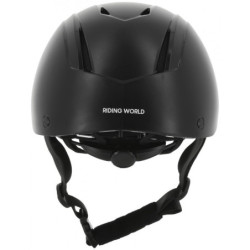 Casque équitation Topy Riding World Spark noir mat - Le Paturon