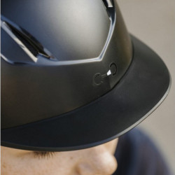 Casque équitation Topy Riding World Spark noir mat - Le Paturon