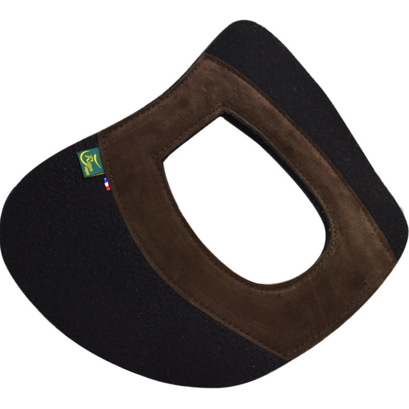 Pad de garrot cheval feutre synthétique Ronzon Legend noir - Le Paturon