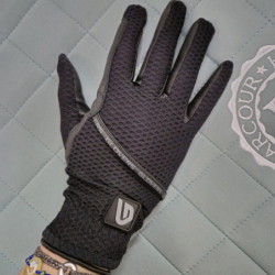 Gants équitation Summer Slim Glovers noir - Le Paturon
