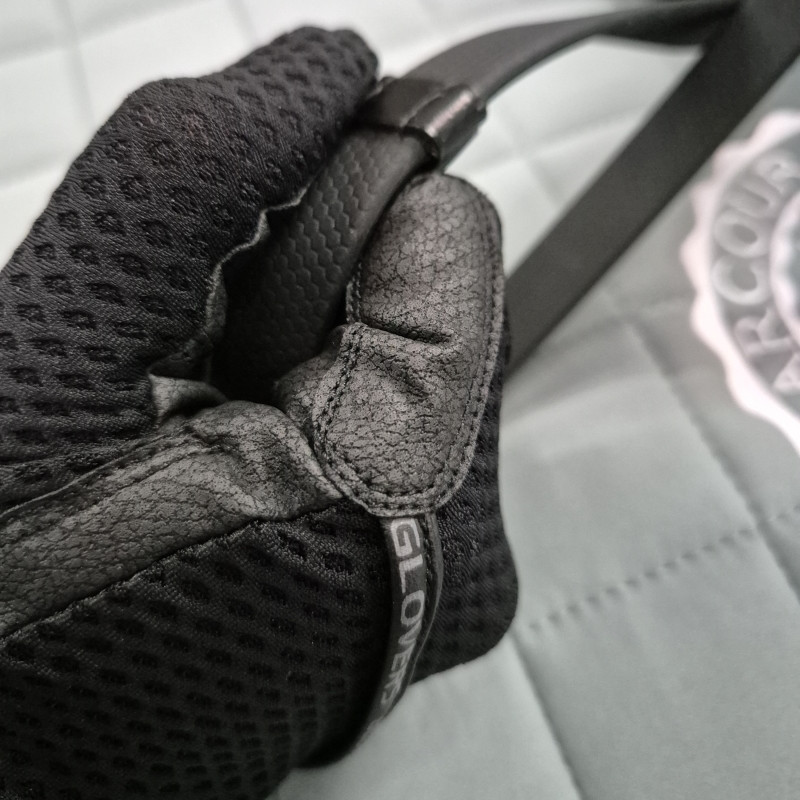 Gants équitation Summer Slim Glovers noir - Le Paturon