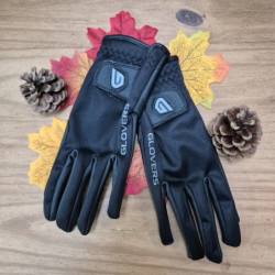 Gants équitation Winter Wind Proof Glovers noir - Le Paturon
