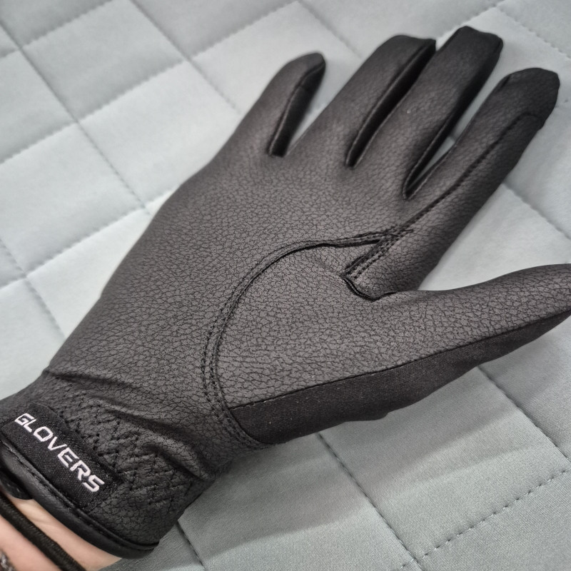 Gants équitation Winter Wind Proof Glovers noir - Le Paturon