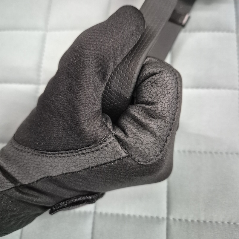 Gants équitation Winter Wind Proof Glovers noir - Le Paturon