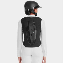 Gilet airbag équitation E-Twist Air Vest Horse Pilot sans cordon noir - Le Paturon