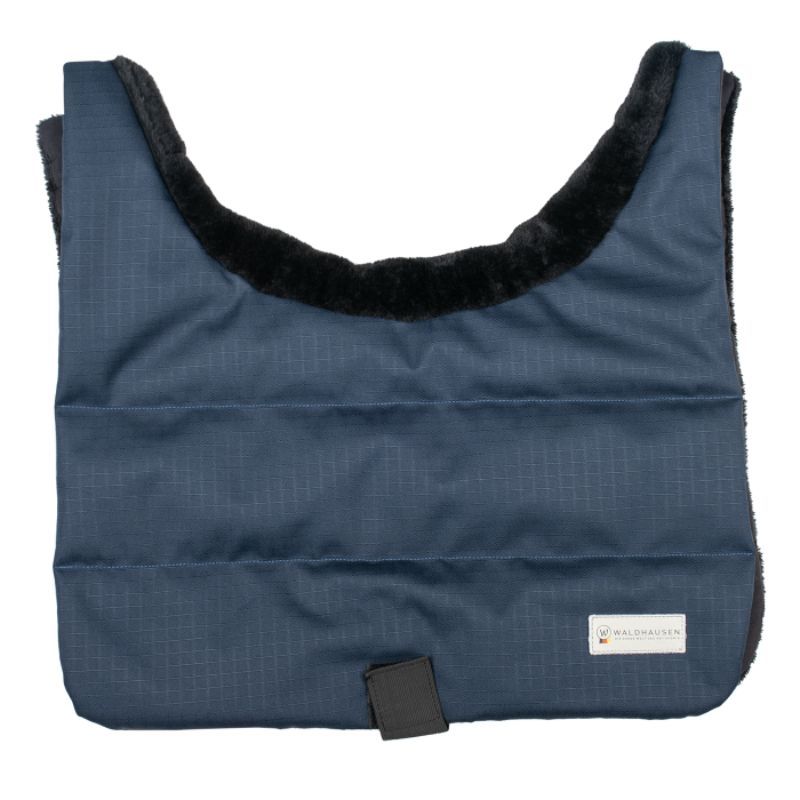 Protège-poitrail couverture cheval Horse Bib Waldhausen bleu nocturne - Le Paturon