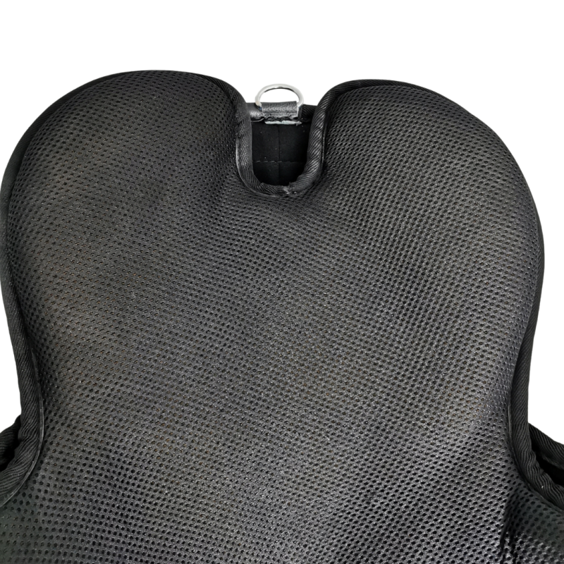 Selle cheval synthétique sans arçon noire - Le Paturon