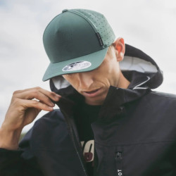 Casquette équitation Aerotech Cap Horse Pilot vert lichen - Le Paturon