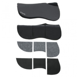 Amortisseur cheval correction dos Lami-Cell noir - Le Paturon