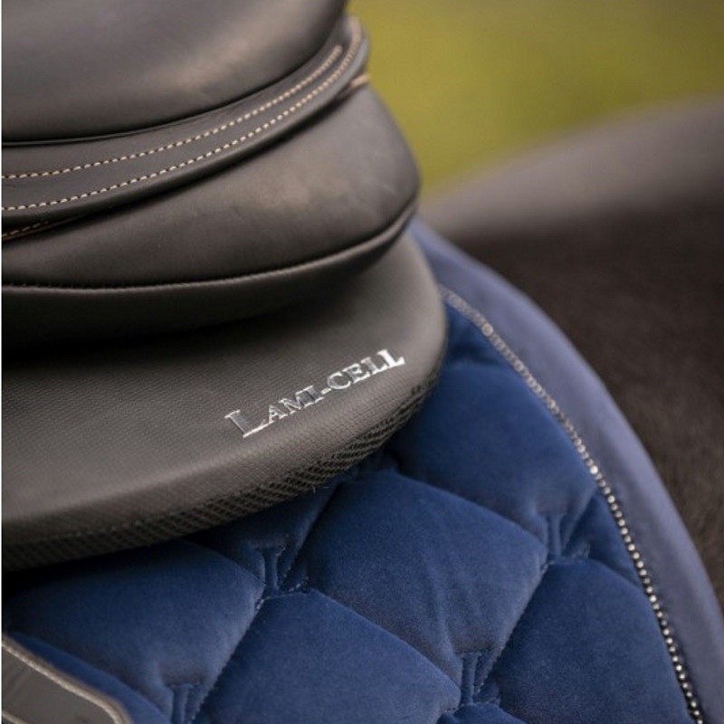 Amortisseur cheval correction dos Lami-Cell noir - Le Paturon
