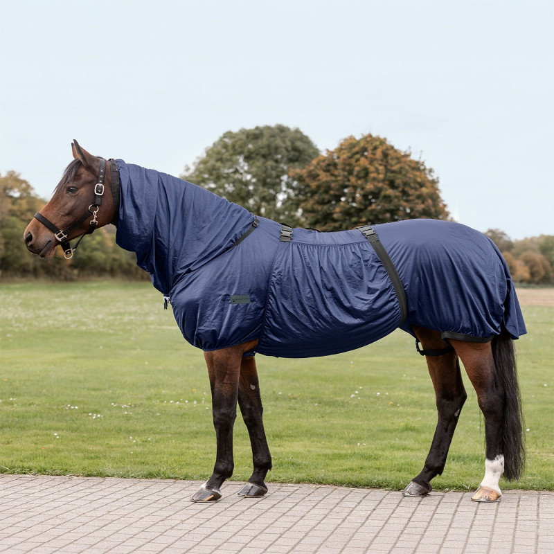 Chemise anti-dermite cheval intégrale Basic Waldhausen Bleu nuit - le Paturon