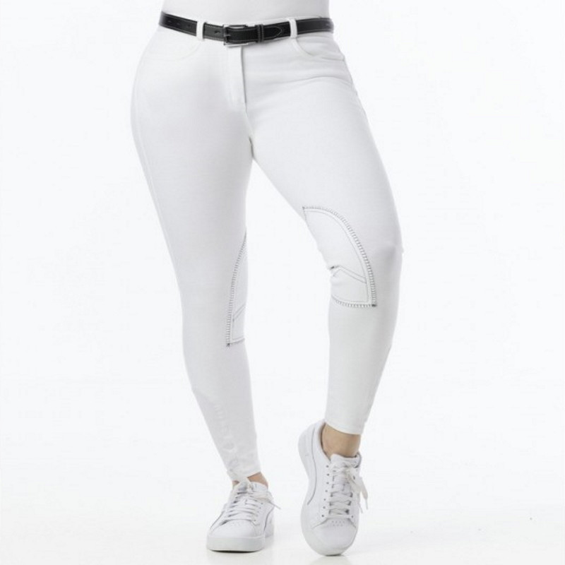 Pantalon équitation femme Alexandrie Riding World blanc - Le Paturon