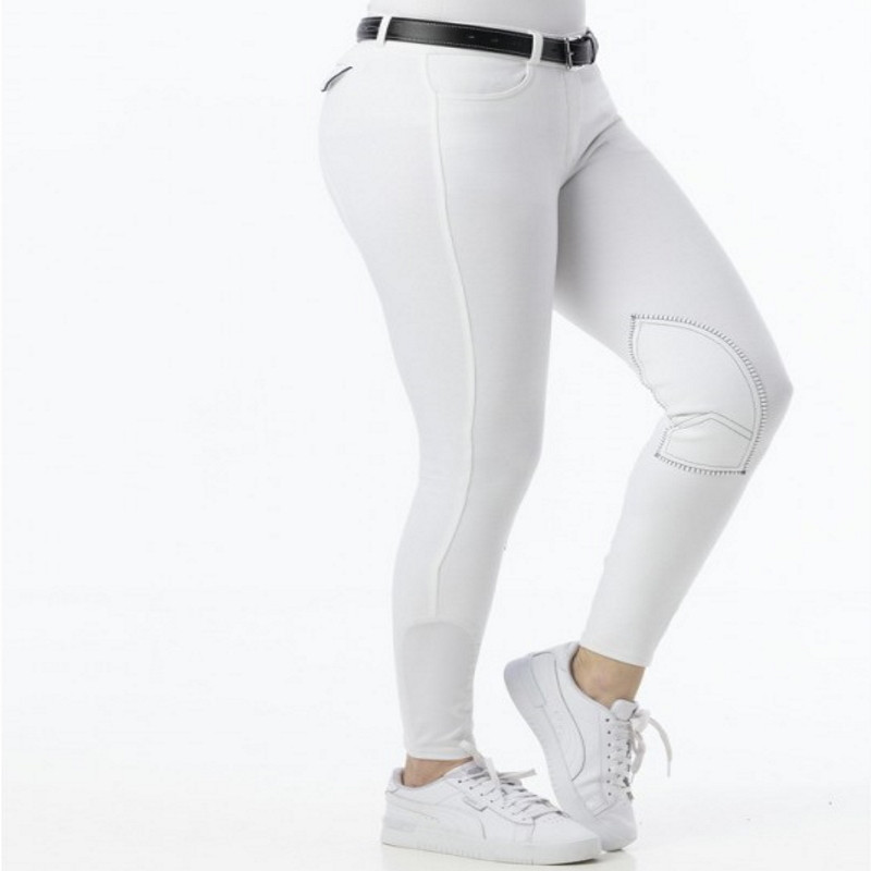 Pantalon équitation femme Alexandrie Riding World blanc - Le Paturon