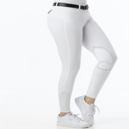 Pantalon équitation femme Alexandrie Riding World blanc - Le Paturon