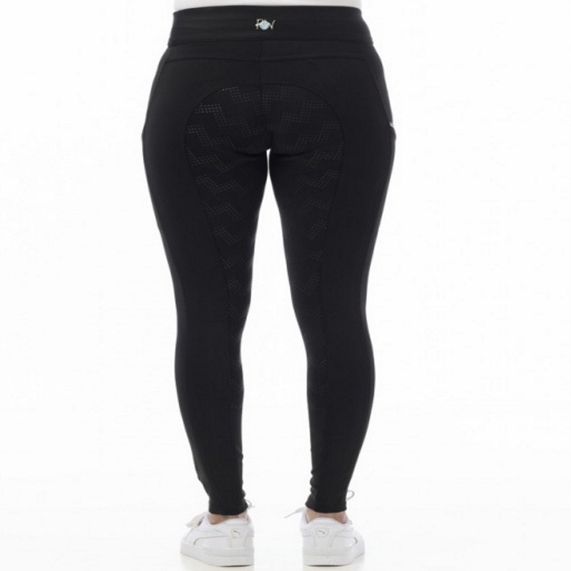 Legging équitation femme Agadir Riding World noir - Le Paturon