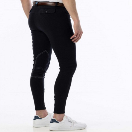 Pantalon équitation homme Lecaire Riding World noir - Le Paturon
