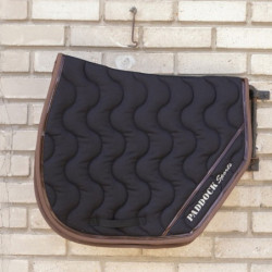 Tapis de selle cheval Origine Sport Paddock Sport Noir - Le Paturon