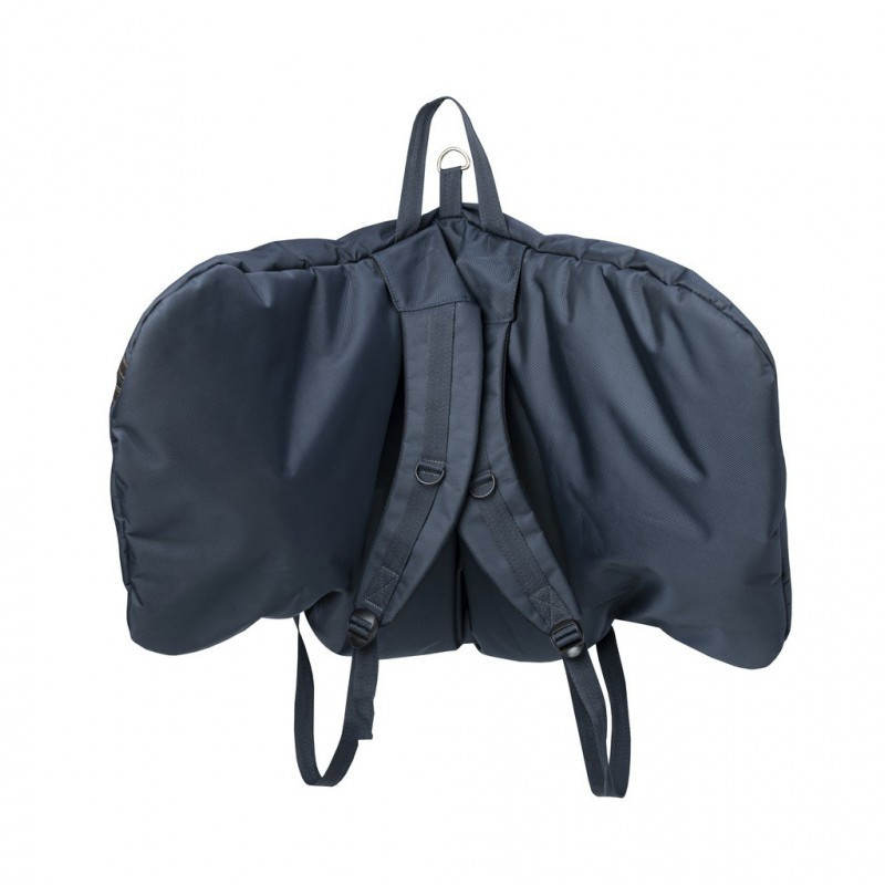 Housse de selle imperméable sac à dos Premium Cavallo marine - Le Paturon