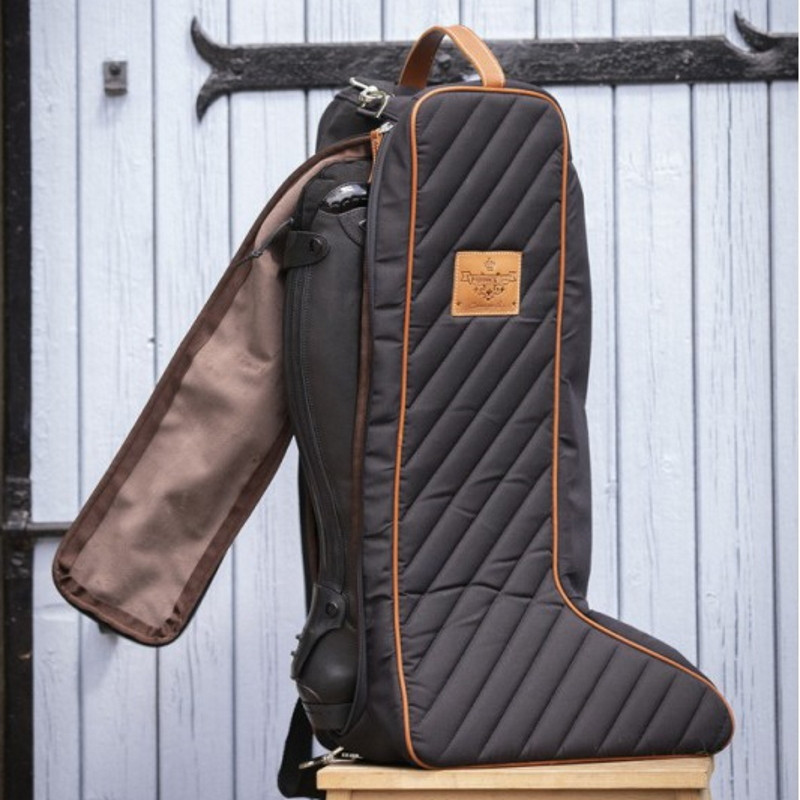 Sac à bottes équitation Diagonal Paddock Sport Noir - Le Paturon