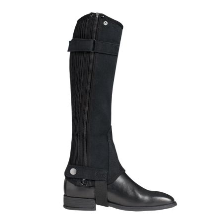 Mini-chaps équitation standard Amara Daily élastiques ELT noir - Le Paturon