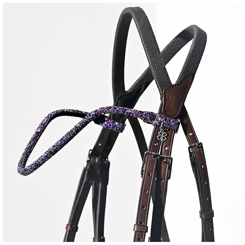 Frontal cheval strass Disco IHWT glam vague - Le Paturon