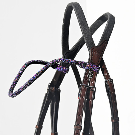 Frontal cheval strass Disco IHWT glam vague - Le Paturon