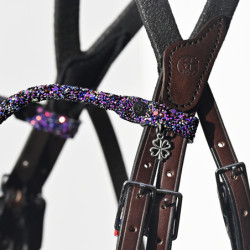 Frontal cheval strass Disco IHWT glam vague - Le Paturon