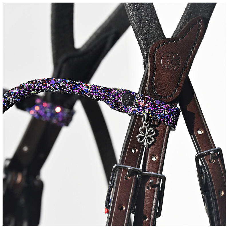 Frontal cheval strass Disco IHWT glam vague - Le Paturon