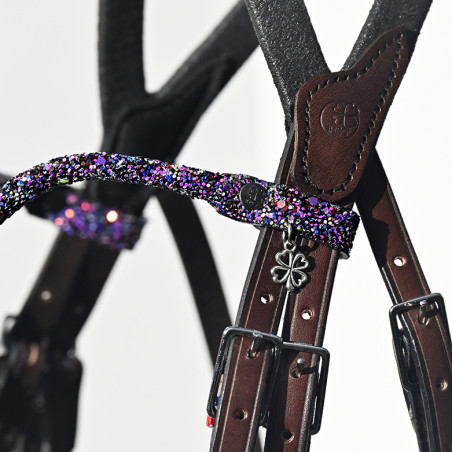 Frontal cheval strass Disco IHWT glam vague - Le Paturon