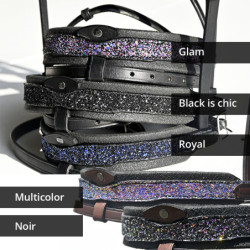 Licol cheval cuir Elegance Disco IHWT - Le Paturon